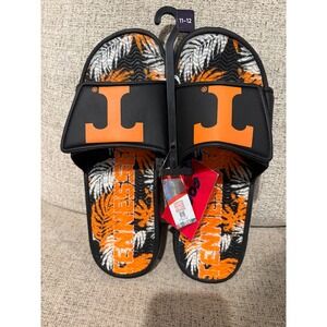 FOCO Tennessee Volunteers Mens Slide Sandals Orange Black Tropical Size L 11-12